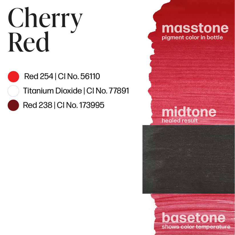 Permablend LUXE - Cherry Red 15ml with a smooth blend, ideal for creating custom shades and achieving true results.
