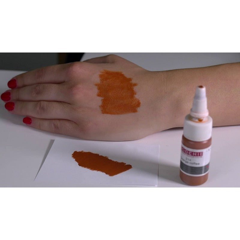 GOOCHIE Permanent Makeup Micro-Pigment Lip Tint 15ml - Orange Coffee 214 - SD Cosmetics Care