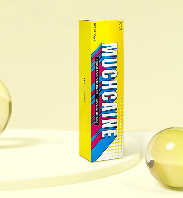 Muchcaine Numbing Cream 10.56% - Fast-Acting Anesthetic for Tattoos, Injections & Laser Treatments 30g - SD Cosmetics Care
