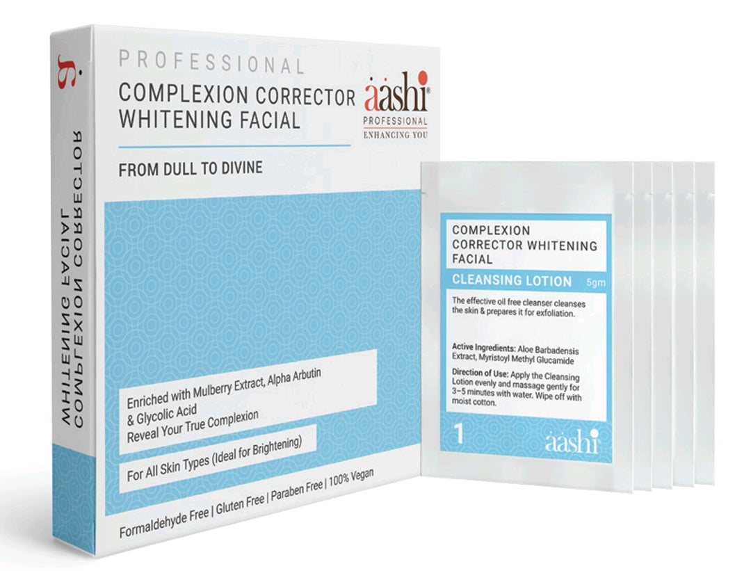 Aashi Complexion Corrector Whitening Monodose Kit by Aashi, an Aashi Facial kit for visibly brighter, more even-looking skin