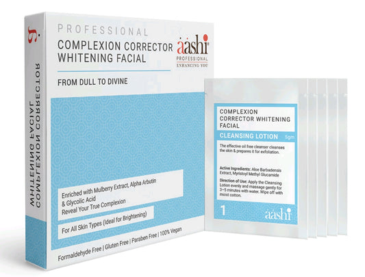 Aashi Complexion Corrector Whitening Monodose Kit by Aashi, an Aashi Facial kit for visibly brighter, more even-looking skin