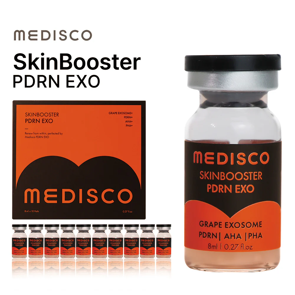Medisco Skin booster PDRN EXO 8ml 1 Vial - Promotes Skin Regeneration, Elasticity & Hydration - SD Cosmetics Care