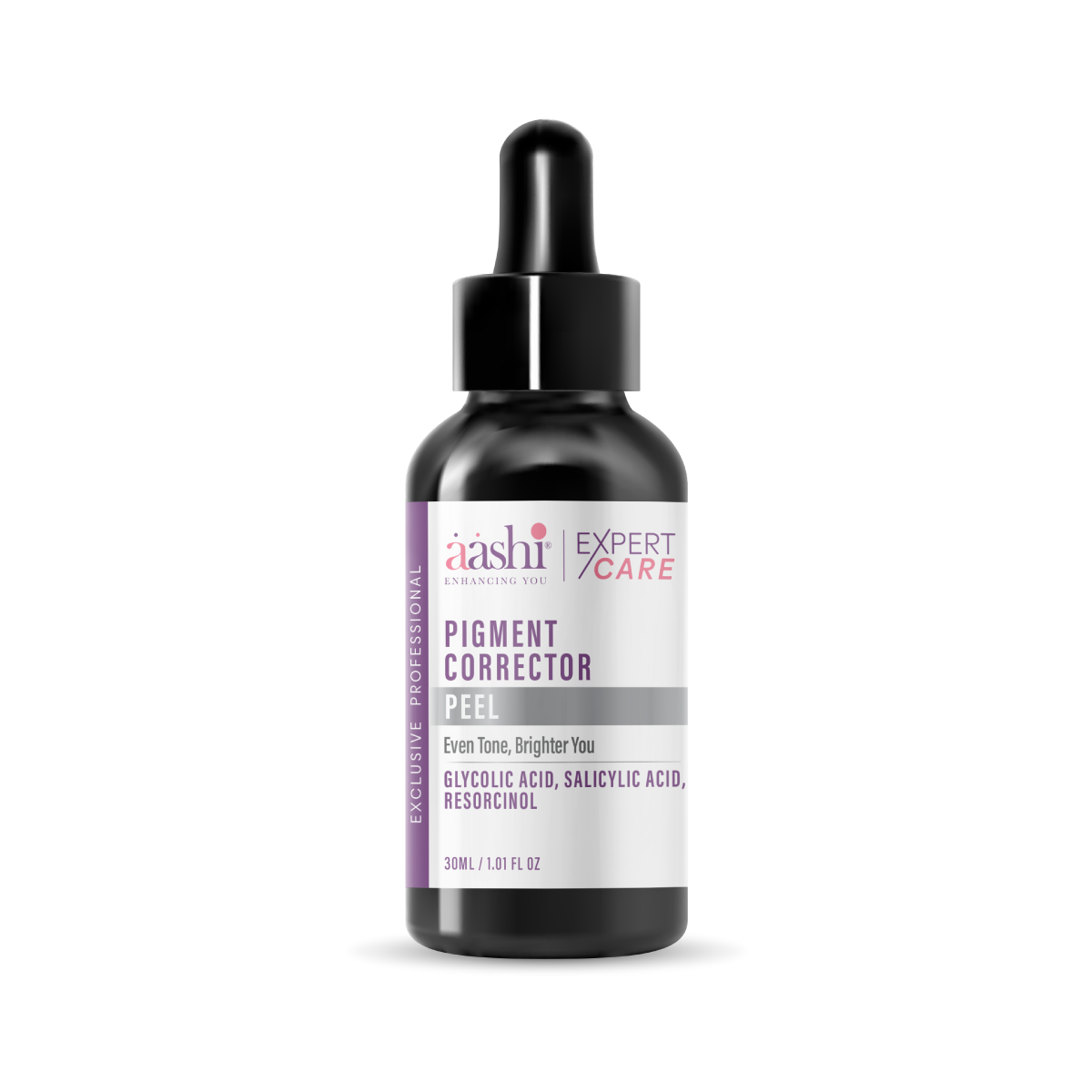 Aashi Pigment Corrector Peel 30ml featuring Aashi Chemical Peels, this chemical peel effectively reduces pigmentation and brightens skin tone.