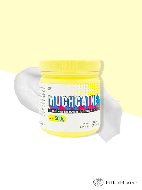 MUCHCAINE CREAM 500g Lidocaine anesthetic cream for temporary topical skin numbing