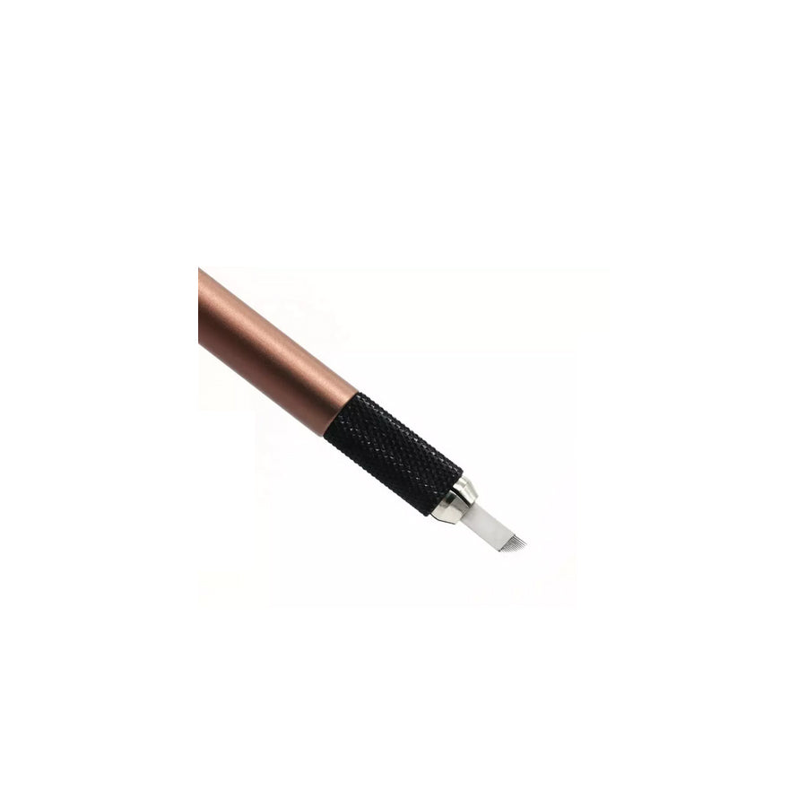 Goochie Microblading Mannual Pen For Tattoo Permanent Makeup, a no-power manual applicator compatible with paste pigments and designed for Microblading blades, Microblading Mannual pen, and Microblading pencil work
