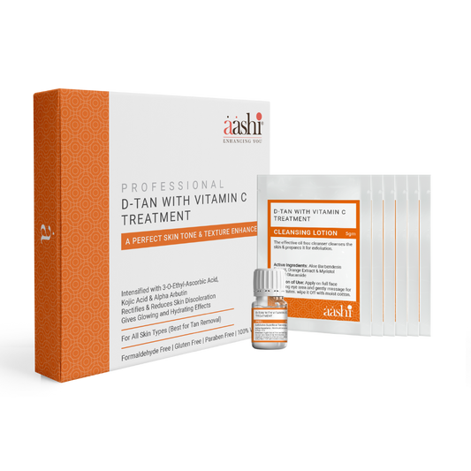 Aashi D-Tan With Vitamin C Treatment for Radiant Skin - Tan Removal & Even Complexion - SD Cosmetics Care
