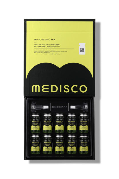 Stayve Medisco Skinbooster AC BHA 8ml 1 Vial - AHA 10,080 PPM & BHA 1,900 PPM for Problematic Skin - SD Cosmetics Care