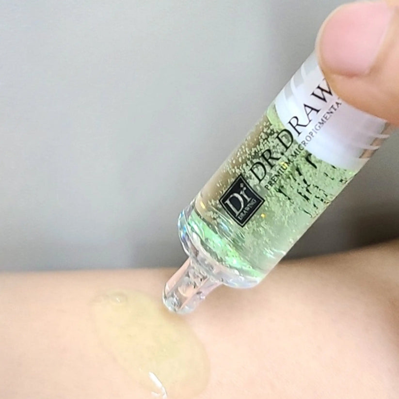 Dr. Drawing SC CONTROL Serum 35ml packaging with details of its natural ingredients for skin repair.