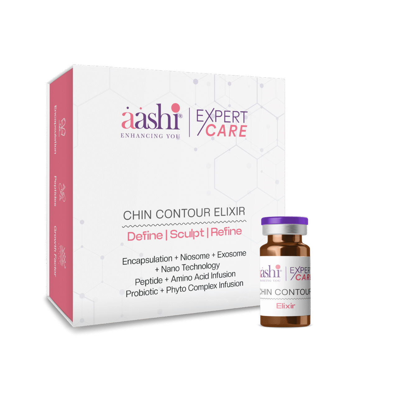 Aashi Chin Contour Elixir effectively defines and sculpts the chin area, showcasing the power of the innovative Chin Contour Elixir formulation.