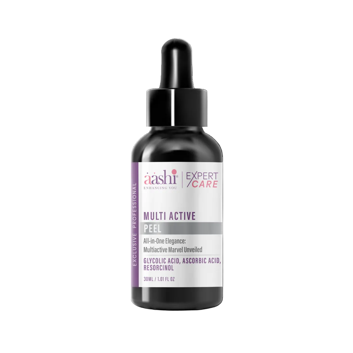 Aashi Multi Active Peel 30ml, a premium chemical peel that exfoliates, boosts collagen, and improves clarity. Ideal for combination skin, it targets blemishes and uneven skin tone, delivering radiant results. Explore the benefits of Aashi Chemical Peels, a great choice for enhancing your skincare routine.